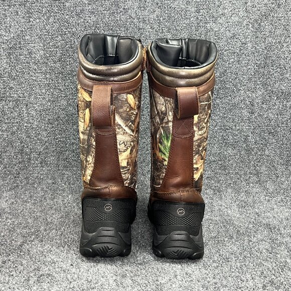 Magellan Snake Shield Armor 3.0 Boots Youth Size 6 Brown Leather Camo Hunting - Picture 7 of 13